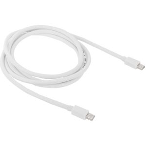 Mini DP DisplayPort Thunderbolt Kabel voor  iMac MacBook Pro  Kabel lengte: 2 meter wit