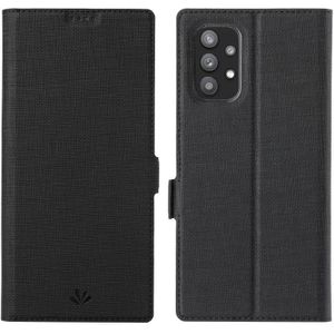 Voor Samsung Galaxy A32 4G ViLi K Serie Schokbestendige TPU + PU Lederen Magnetische Gesp Horizontale Flip Case met Kaart Slots &Portemonnee &Amp; Houder (Zwart)