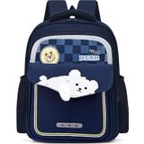 Kleuterschool Lastverminderende Schooltas Kinderen Leuke Cartoon Rugzak (Marineblauw)