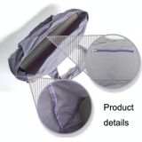 Canvas Breathable Yoga Bag Duffel Bag Fitness Clothing Travel Bag(Black)