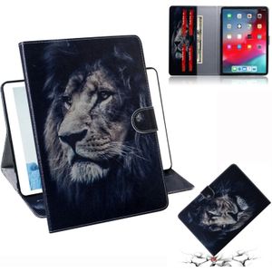 Leeuw patroon horizontale Flip lederen case voor iPad Pro 11 inch (2018)  met houder & Card slot & portemonnee