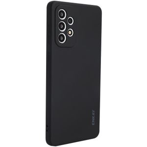 Voor Samsung Galaxy A73 5G Enkay Liquid Silicone Soft Shockproof Phone Case