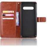 Voor LG V60 ThinQ 5G Retro Crazy Horse Texture Horizontal Flip Leather Case  with Holder & Card Slots & Photo Frame(Brown) Voor LG V60 ThinQ 5G Retro Crazy Horse Texture Horizontal Flip Leather Case  with Holder & Card Slots & Photo Frame(Brown) Vo