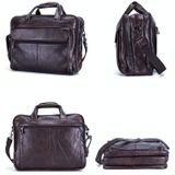 9912 15.6 Inch Draagbare Business Computer Bag Mannen Mode-aktentas (Litchi Texture Black)
