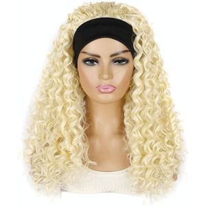 Hairband Wig Headgear Volume Chemical Fiber Wig Hoofddeksels  Kleur Classificatie: 613 #O