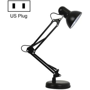 Smeedijzeren kinderen leren bureaulamp vouwen led oogbescherming lamp  Amerikaanse plug  maat: 60cm