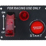 Autosport Switch Cover tuimelschakelaar 12V 20A panelen rode Racing Switch Panel motor Start multi functie Automatische ontsteking Contactschakelaar voor racewagens