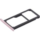 SIM-kaarthouder + SIM-kaarthouder / Micro SD-kaart lade voor Huawei Nova Lite (roze)