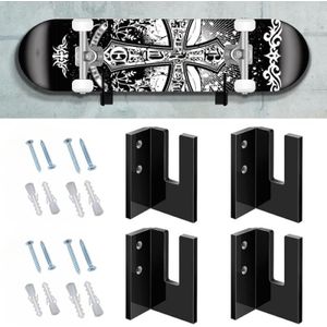 2 paar YX028-2 skateboard wandgemonteerde displayhouder