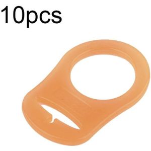 10 stks Dummy Fopspeen Houder Clip Adapter Ring Knop Stijl Fopspeen Adapter DIY Baby Cadeau Accessoires (C3)