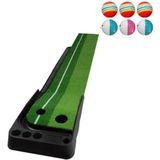 PGM 3m Golf indoor Swing grip zetten trainer praktijk tempo met automatische terugkeer fairways & 3 zachte ballen & 3 2-kleur ballen