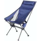 Outdoor Camping Aluminium Legering Draagbare opvouwbare strandstoel  kleur: met zak