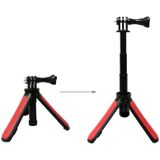 Multifunctionele opvouwbare statief houder Selfie monopod stick voor GoPro HERO5 Session/5/4 sessie/4/3 +/3/2/1  Xiaoyi sport camera's  lengte: 12-23cm (rood)