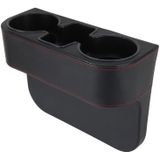 Autostoel spleet opslag Box Cup drank houder Auto Pocket Opbergmiddelen Tidying voor telefoon Pad kaart munt zaak auto Accessories(Black)