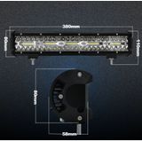 15 inch 300W 10000LM 6000K LED Strip werkt Refit Off-road voertuig Lamp dak Strip licht