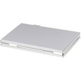 15-in-1 Memory Card aluminiumlegering beschermende Case Box voor 3 SD + 12 TF Cards(Silver)