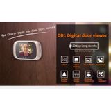 DD1 Smart Electronic Cat Eye met 2 8 inch LCD-scherm  ondersteuning infrarood nachtzicht/deurbel/camera (goud)