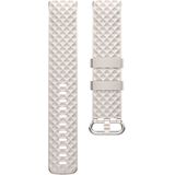 22mm Color Buckle TPU Polsband horlogeband voor Fitbit Charge 4 / Charge 3 / Charge 3 SE (Champagne)