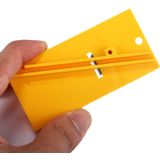 Auto voertuig Fiber Vinyl Film Sticker Wrap veiligheid Cutter snij Styling Wrap Tool(Yellow)