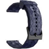 Voor Amazfit GTS 3 20 mm voetbalpatroon effen kleur siliconen horlogeband