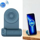 BBC-8 3 In1 Magnetische Absorptie Draadloos Opladen Telefoon Stand Bluetooth Handheld Selfie Stick  Stijl: Upgrade Model(Blauw)