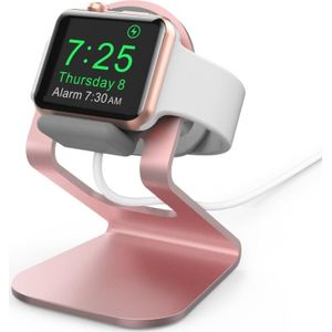 AhaStyle ST03 voor Apple Watch-serie aluminium standaard basis (ros goud)