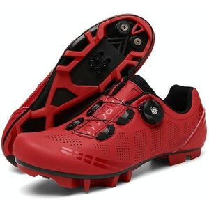 T27 Cycling Ademende Power-Assisted Mountain Fietsschoenen  Grootte: 45 (Mountain-Red)