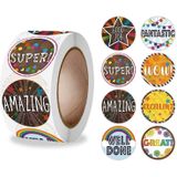 10 stks Kinderen Geschenkdoos Verpakkingstickers Envelop Ssealing Stickers  Grootte: 2.5cm / 1 inch (A-261)