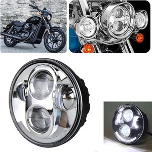 5 75 inch DC12V 6000K-6500K 40W Auto LED Koplamp voor Harley (Zilver)