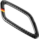 Auto carbon fiber Duitse kleur dashboard luchtuitlaat decoratieve sticker voor Mercedes-benz A klasse 2013-2018/CLA 2014-2018/GLA 2015-2018  links en rechts rijden universeel