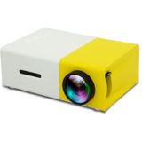 YG300 400LM Portable Mini Home Theater LED Projector met afstandsbediening ondersteuning voor HDMI AV SD USB-Interfaces (geel)