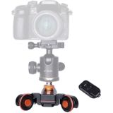 YELANGU L4X Camera wiel Dolly II elektrische bijhouden van schuif 3-wiel Video katrol rollen Dolly auto met afstandsbediening voor DSLR / Home DV-camera's  GoPro  Smartphones  Max belasting: 3kg