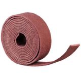 10 stuks nylon Emery schuur pad roestvrijstaal roest polijsten keuken schotel schoonmaken Rag  grootte: 9 cm x 1 m (rood bruin)