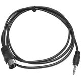 3.5mm Stereo Jack naar Din 5-Pin MIDI Plug Audio adapterkabel  kabel lengte: 1.5m