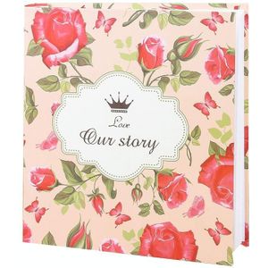 6 inch 600 vellen plug-in fotoalbum grote capaciteit baby album boek (geheime tuin)