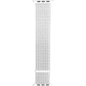Voor Apple Watch Series 5 & 4 40mm/3 & 2 & 1 38mm Mutural nylon horlogeband (wit)