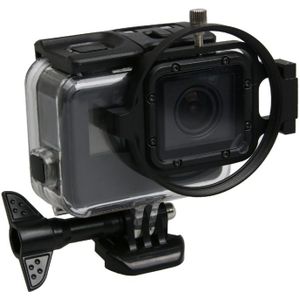 Voor GoPro HERO 5 Sport actie Camera Professional 58mm 16 X Macro Lens Close-up Filter met Lens Base & Adapter Ring & Lens beschermings Cap & Anti-lost hand riem & reinigen kleding