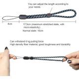 10 PCS Verstelbare Mobiele Telefoon Lanyard Kort Type Lanyard Pols Anti-verloren Lanyard (Zwart)