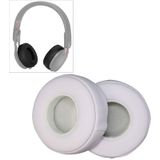2 PCS Voor Beats Studio Mixr Headphone Protective Leather Cover Sponge Earmuffs (Wit)
