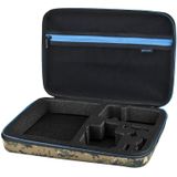 Camouflage patroon Waterdicht EVA case / hoes voor HERO 4/5 SESSION / (2018) 7 / 6 / 5 / 4 / 3+ / 3 / 2 / 1, Puluz U6000 Afmeting: 32cm x 22cm x 7cm