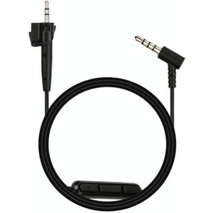 2 stks 3.5mm tot 2 5 mm vervangende audiokabel met microfoon voor Bose AE2 / AE2I Lengte: 1 5m