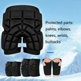 Schaatsen Hip Protector Hockey Broek Ski Sport Beschermende uitrusting  Stijl: Spuit Kniebeschermer (M)