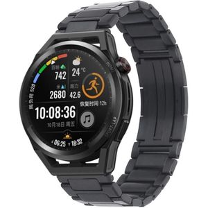 Voor Huawei Watch GT Runner H-vormige vouwgesp roestvrijstalen metalen horlogeband