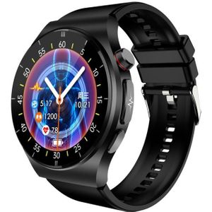 ET340 1 46 inch kleurenscherm slim horloge met siliconen band  ondersteuning voor bloedzuurstof / bloedglucose / urinezuurmeting / bloedlipidenbewaking