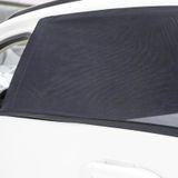 1 paar mesh linnen auto zelfklevende gordijn zonnescherm