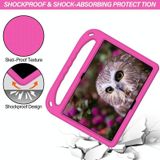 For Lenovo M10 FHD REL TB-X605FC / TB-X605LC Handle Portable EVA Shockproof Anti Falling Protective Case with Triangle Holder(Rose Red)