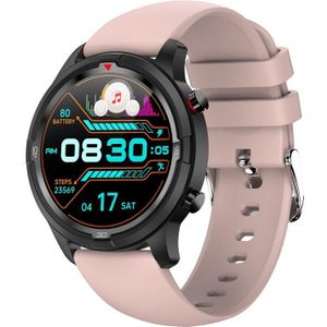 TW26 1.28 inch IPS Touchscreen IP67 Waterdicht Smart Watch  ondersteuning Slaapbewaking / hartslagmonitoring / Dual-modus Call / Blood Oxygen Monitoring  Style: Silicone Strap (Rose Gold)