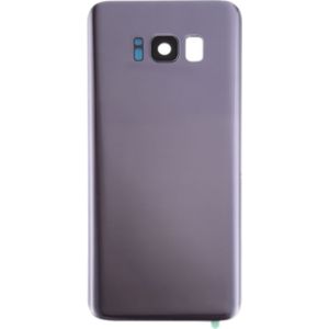 Dekking van de batterij terug met Camera lenscover & lijm voor Galaxy S8 / G950(Orchid Gray)