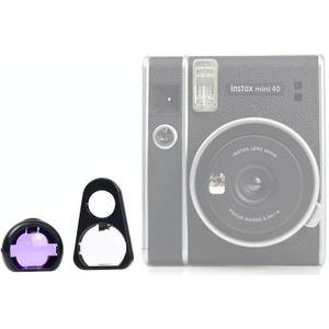 2 in 1 Selfie Portrait Purple Color Filter Set voor Fujifilm Instax Mini 40