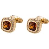 Mode goudlaag Rhinestone Cufflings